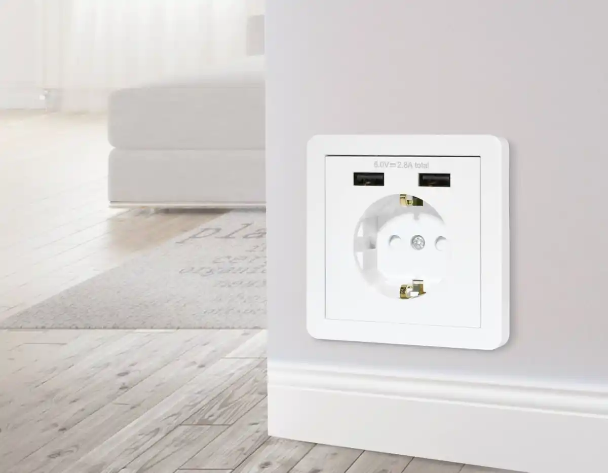 Bild 2 von SWITCH ON® USB-Steckdose 2 x USB-A