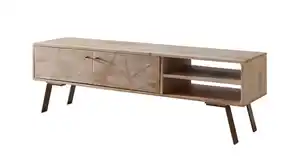 TV-Lowboard Mango massiv lackiert 2-türig 145 cm - SVAR