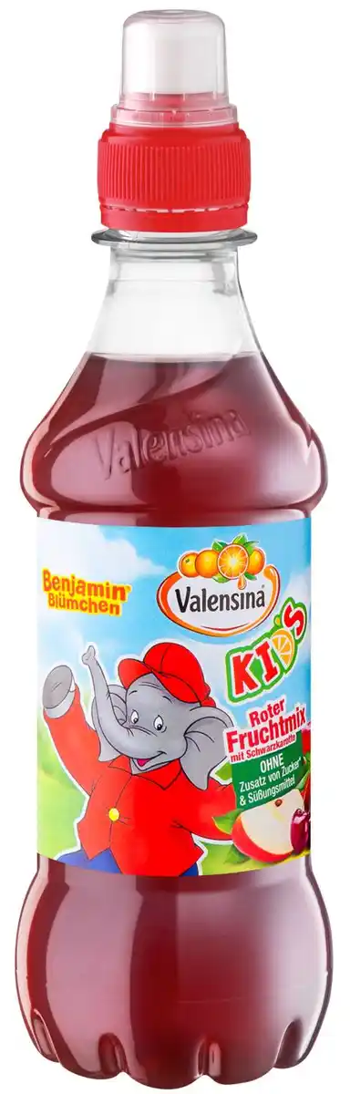 Bild 1 von VALENSINA Kids Fruchtmix, 0,33-l-PET-Fl.
