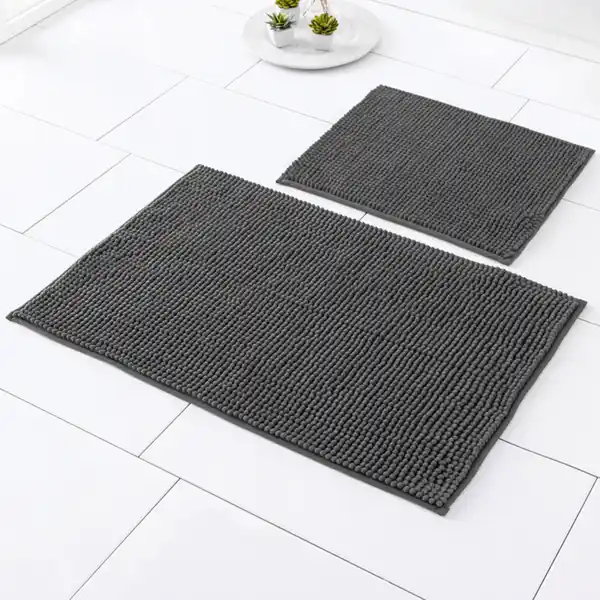 Bild 2 von Santosini XXL-Chenille-Badteppich oder Badteppich-Set 2tlg.