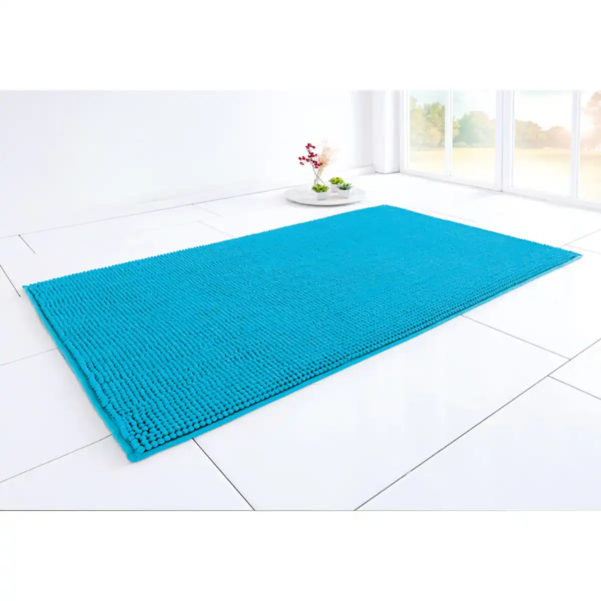 Bild 1 von Santosini XXL-Chenille-Badteppich oder Badteppich-Set 2tlg.