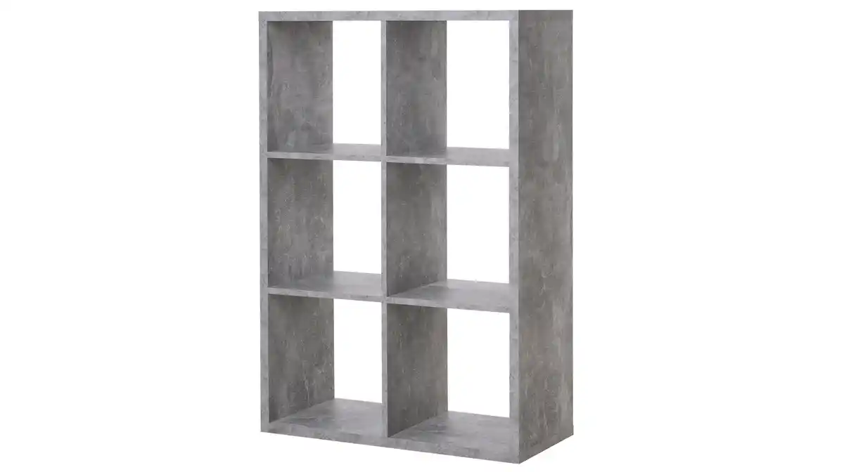 Bild 1 von Standregal Betonoptik 73 x 107 cm - 6 Fächer - MAX