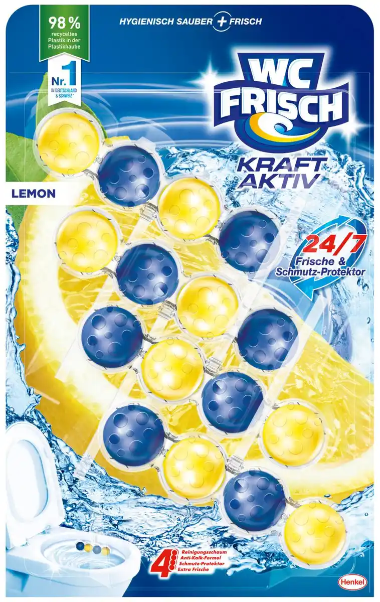 Bild 1 von WC-FRISCH Duft- oder Blauspüler, 4 St. = 200-g-Packg.