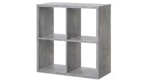 Standregal Betonoptik 73 x 73 cm - 4 Fächer - MAX