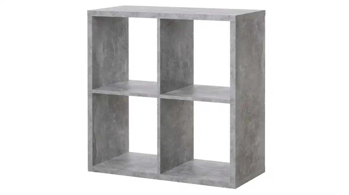 Bild 1 von Standregal Betonoptik 73 x 73 cm - 4 Fächer - MAX