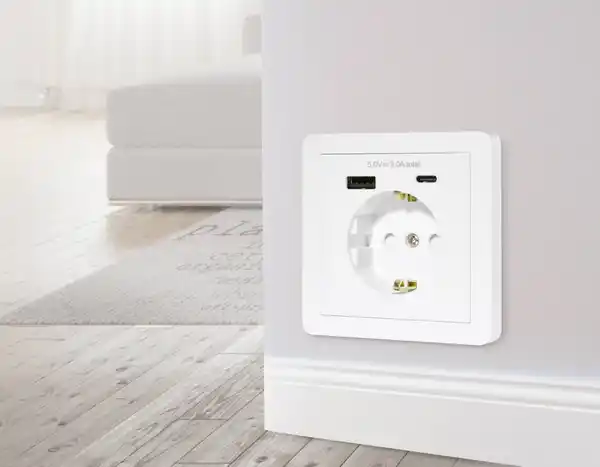 Bild 2 von SWITCH ON® USB-Steckdose USB-A und -C