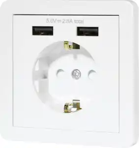 SWITCH ON® USB-Steckdose 2 x USB-A