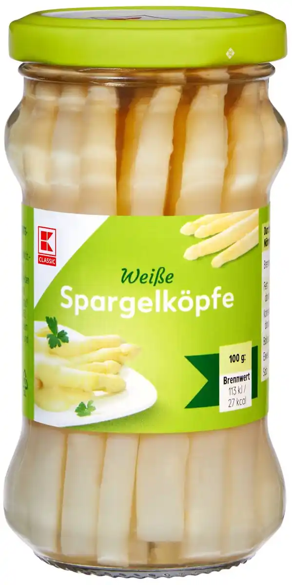 Bild 1 von K-CLASSIC Spargelköpfe, 180-g-Glas