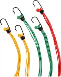 MY PROJECT® Spanngummi-Set mit Metallhaken flach, 5-teilig