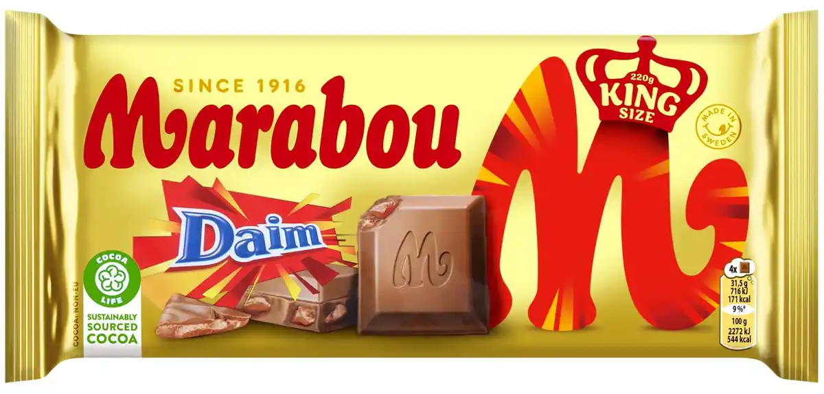 Bild 1 von MARABOU Milchschokolade Daim, 220-g-Tafel