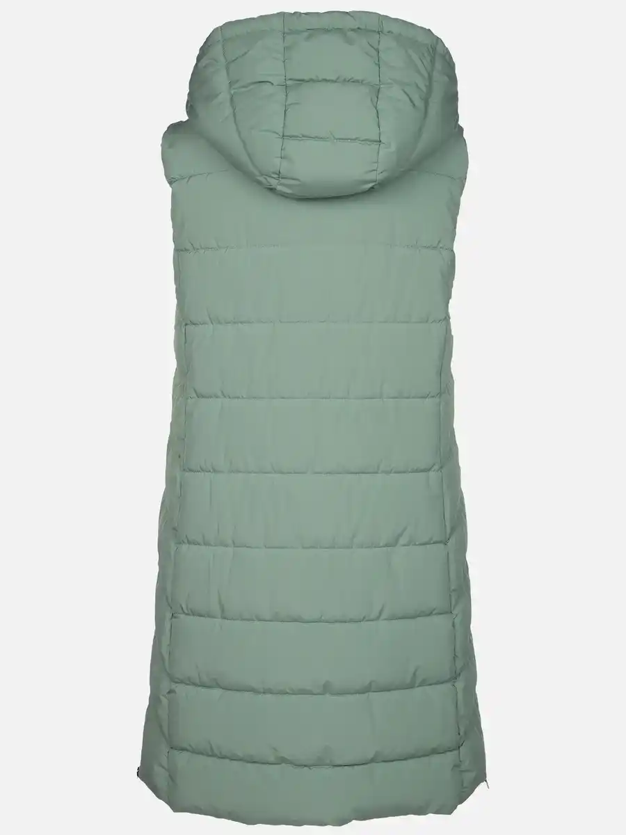 Bild 2 von Damen Steppweste in langer Form Blau