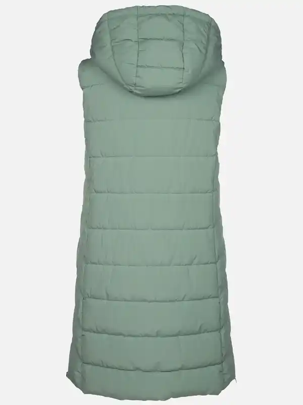 Bild 2 von Damen Steppweste in langer Form Blau