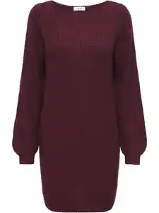 Damen Strickkleid Rot