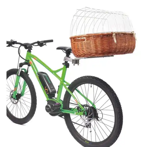 Bild 3 von Aumüller Fahrradkorb Sattelrohrmontage 68x46x40 cm weiß