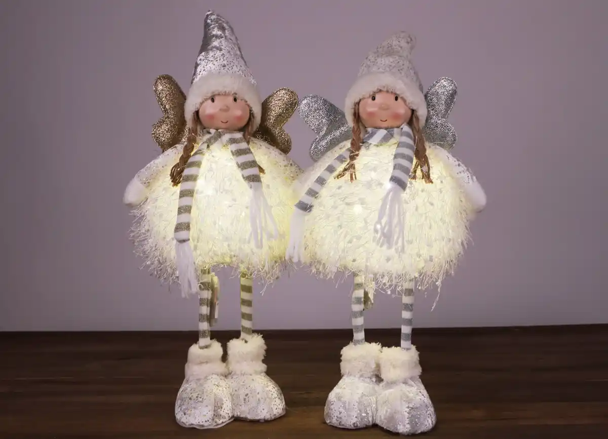 Bild 1 von Weihnachtsengel stehend mit LED-Bauch Warmweiß