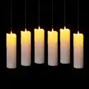 Bild 2 von Schwebende LED-Stumpenkerze 6tlg.