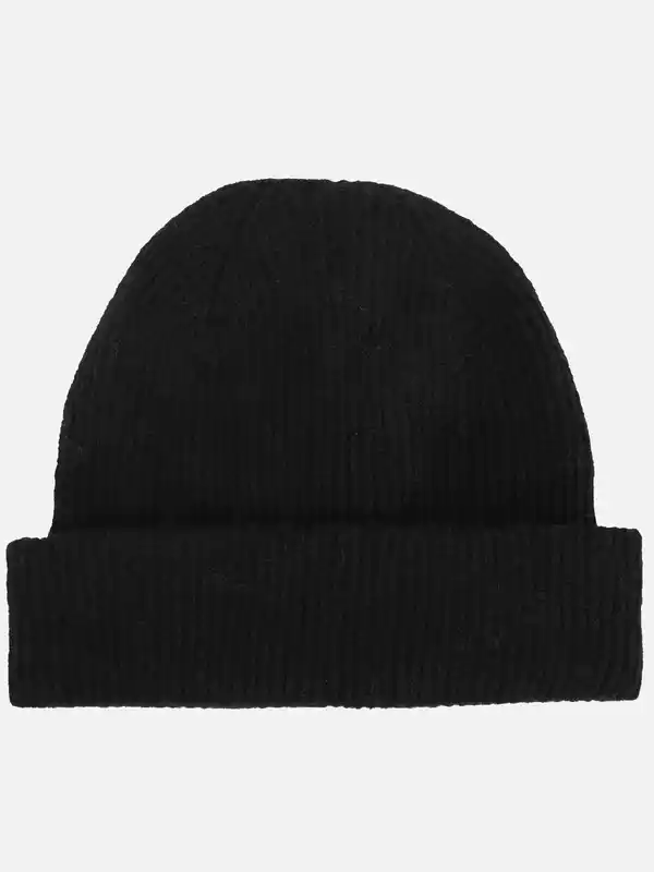 Bild 3 von Damen Basic Beanie Schwarz