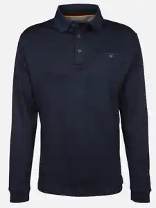 Herren Poloshirt mit Brusttasche Blau