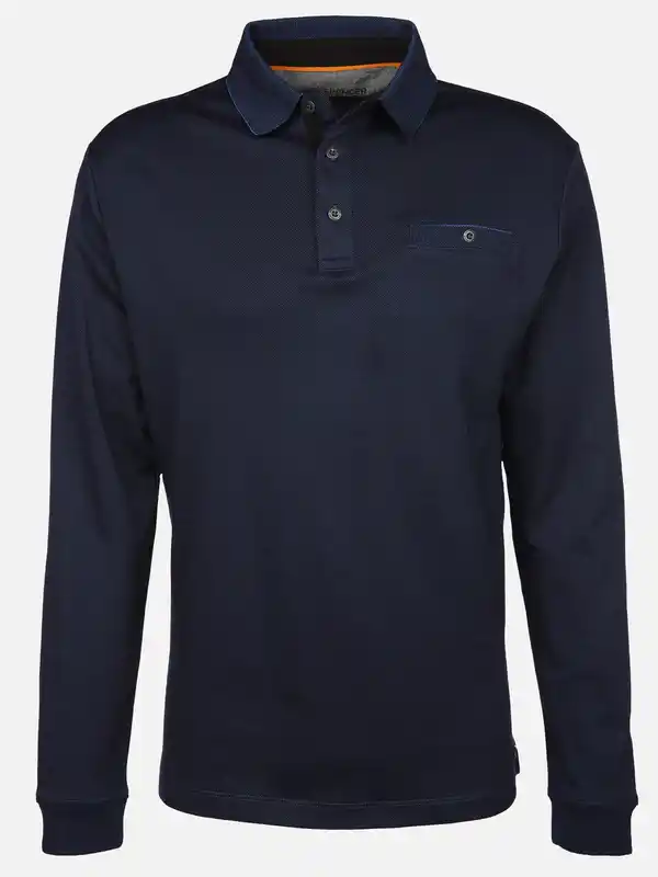 Bild 1 von Herren Poloshirt mit Brusttasche Blau