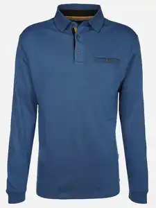 Herren Poloshirt mit Brusttasche Türkis