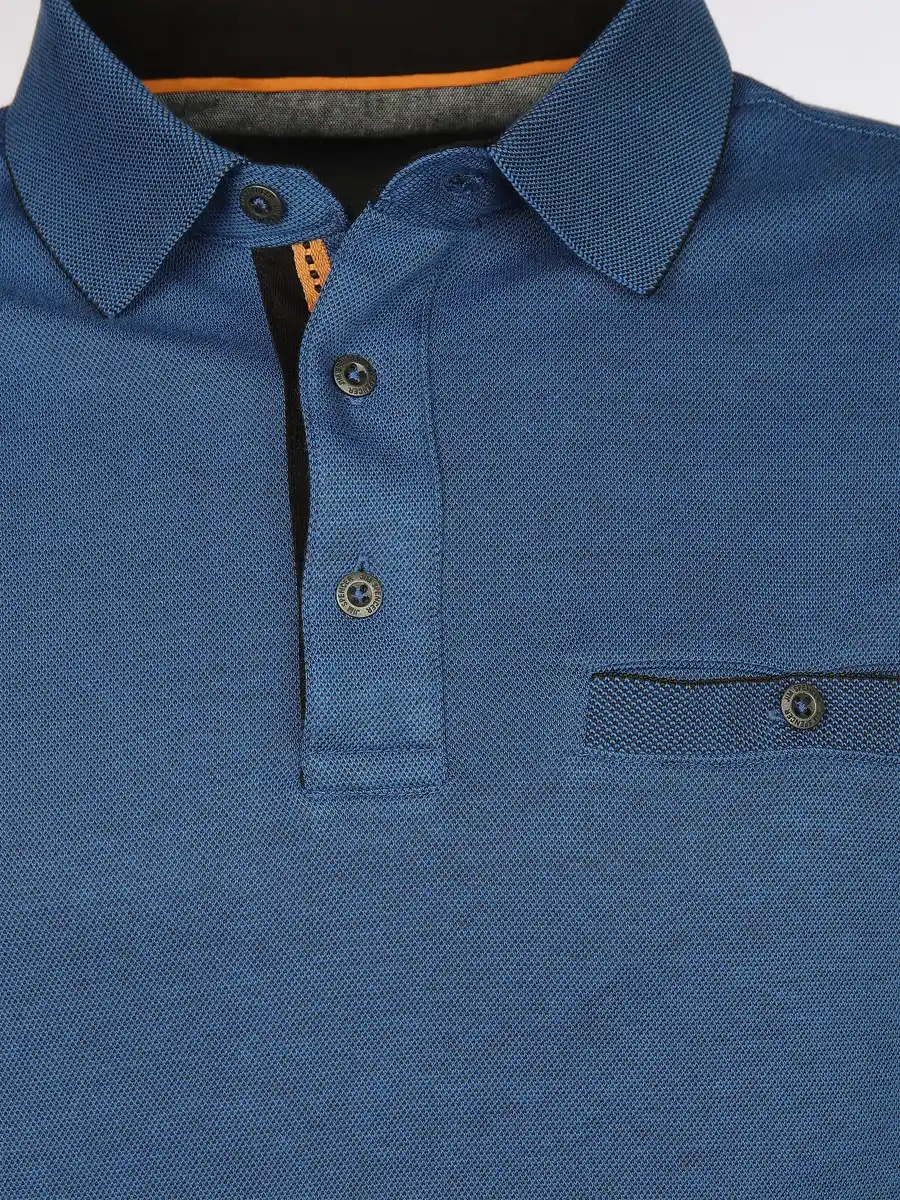 Bild 3 von Herren Poloshirt mit Brusttasche Türkis