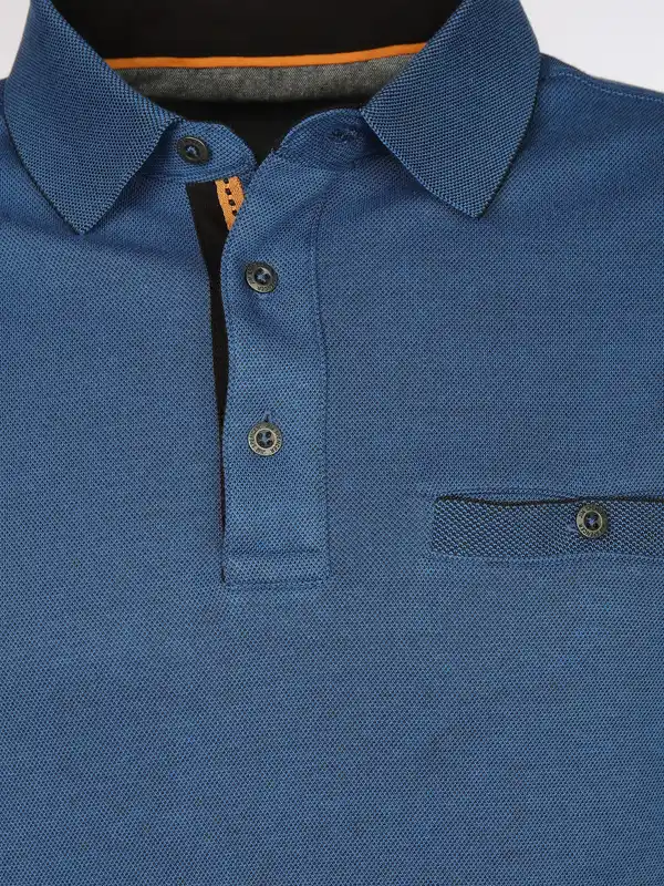 Bild 3 von Herren Poloshirt mit Brusttasche Türkis