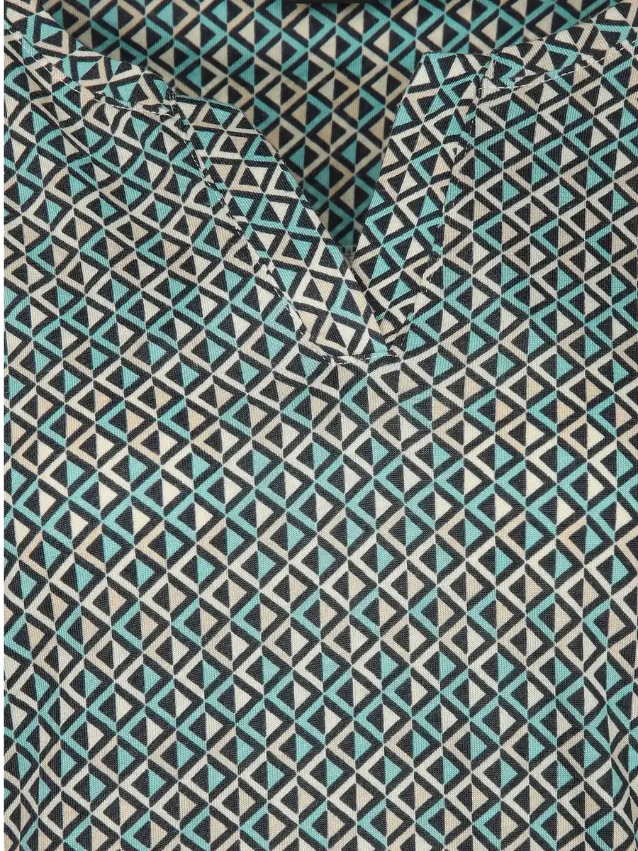 Bild 3 von Damen Shirt mit Alloverprint Blau