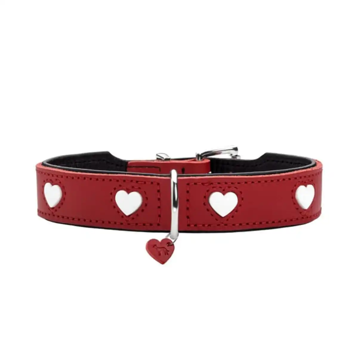 Bild 1 von Hunter Halsband Love rot/schwarz 47/S-M