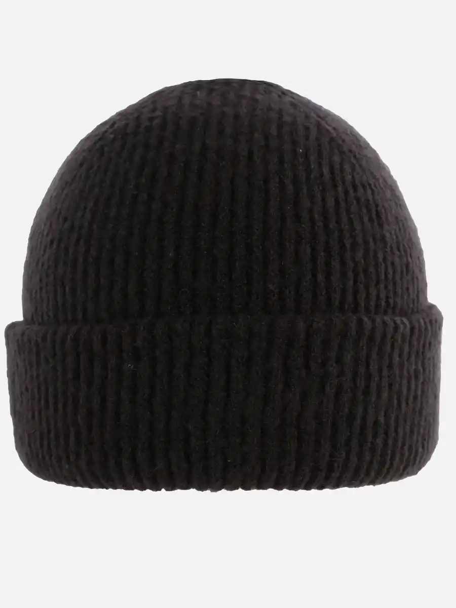 Bild 2 von Damen Basic Beanie Schwarz
