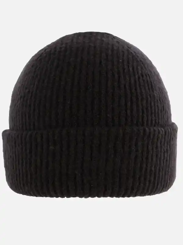 Bild 2 von Damen Basic Beanie Schwarz