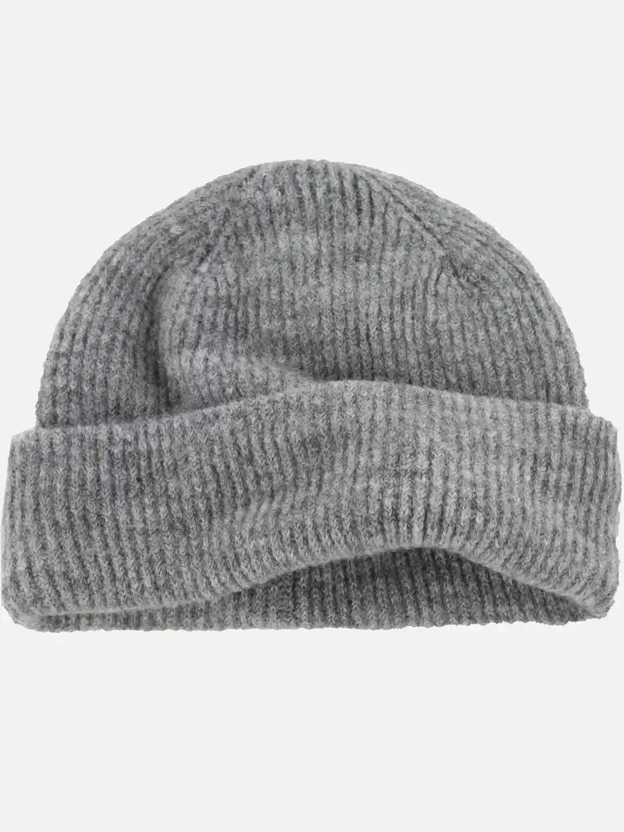 Bild 3 von Damen Basic Beanie Grau
