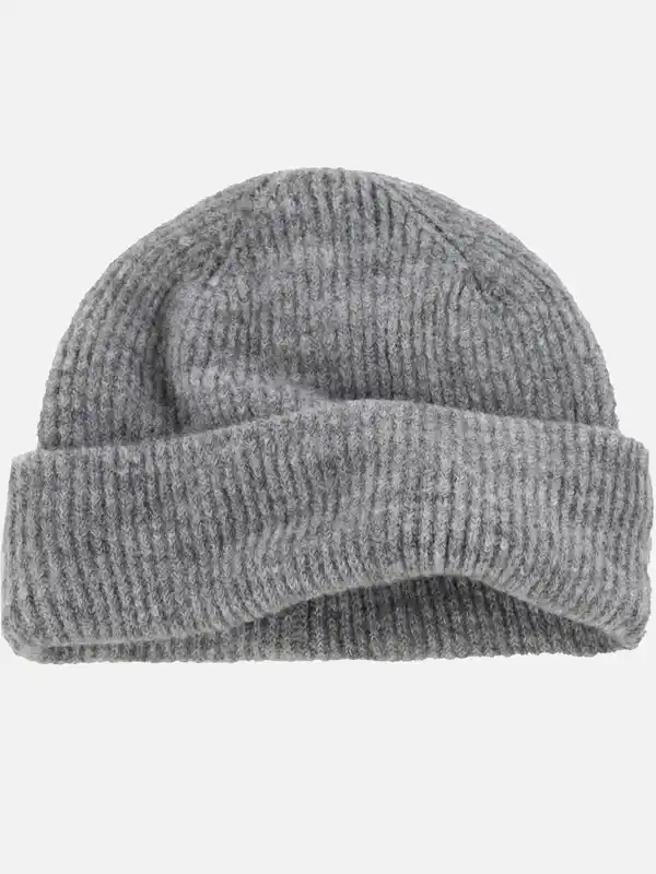 Bild 3 von Damen Basic Beanie Grau