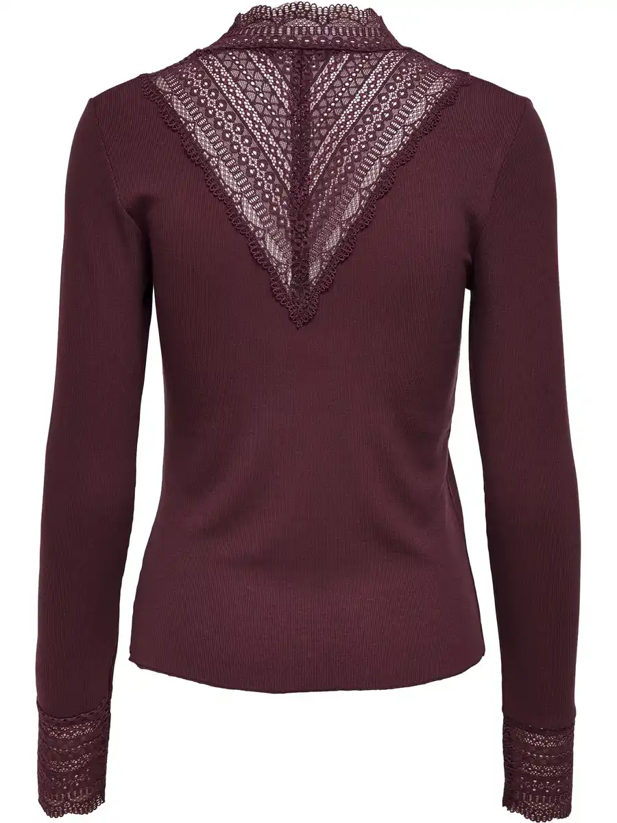 Bild 2 von Only ONLTILDE L/S HIGH NECK Longsleeve Rot