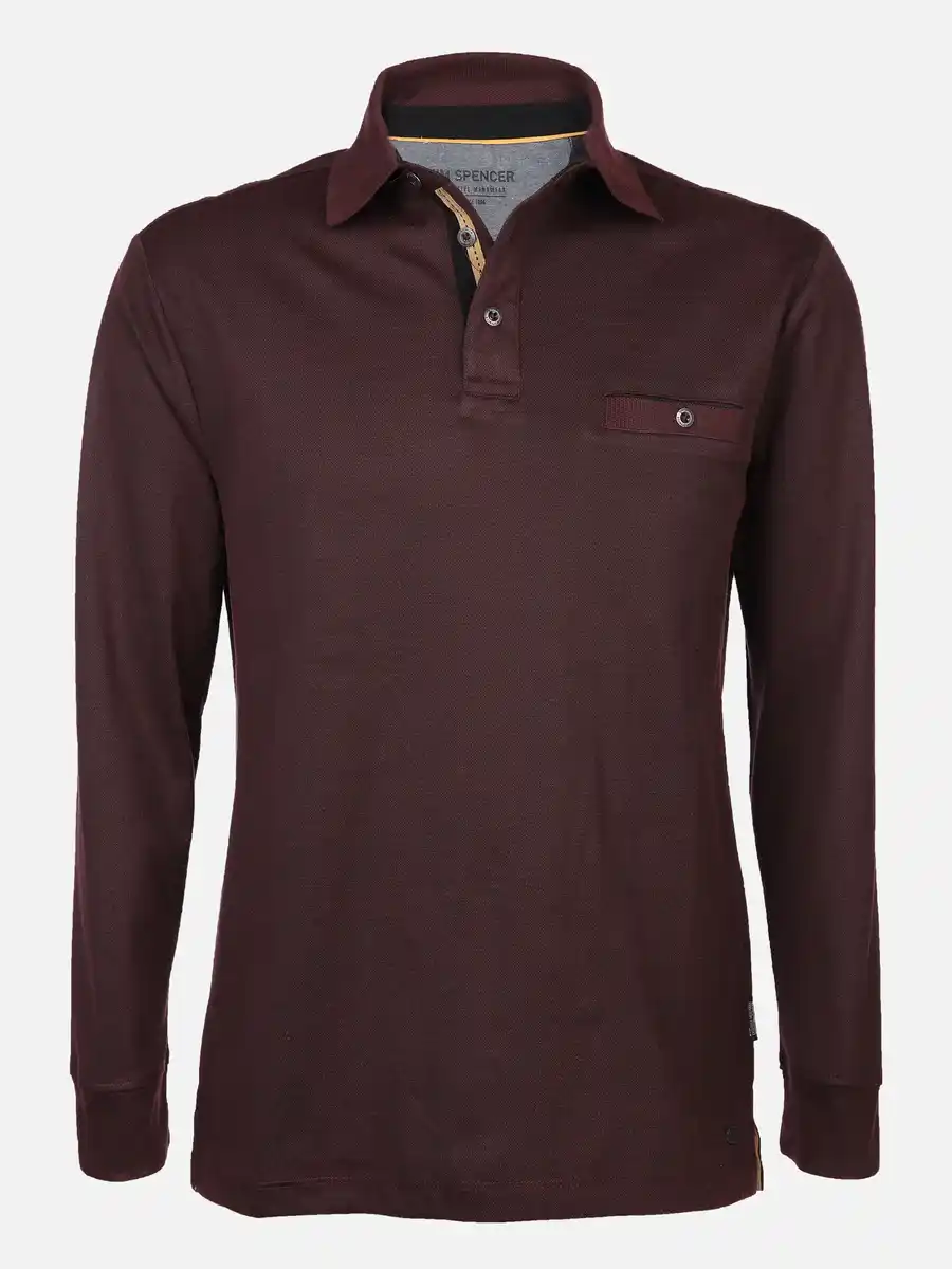 Bild 1 von Herren Poloshirt mit Brusttasche Rot