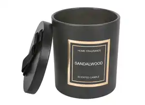 Duftkerze im Glas mit Deckel