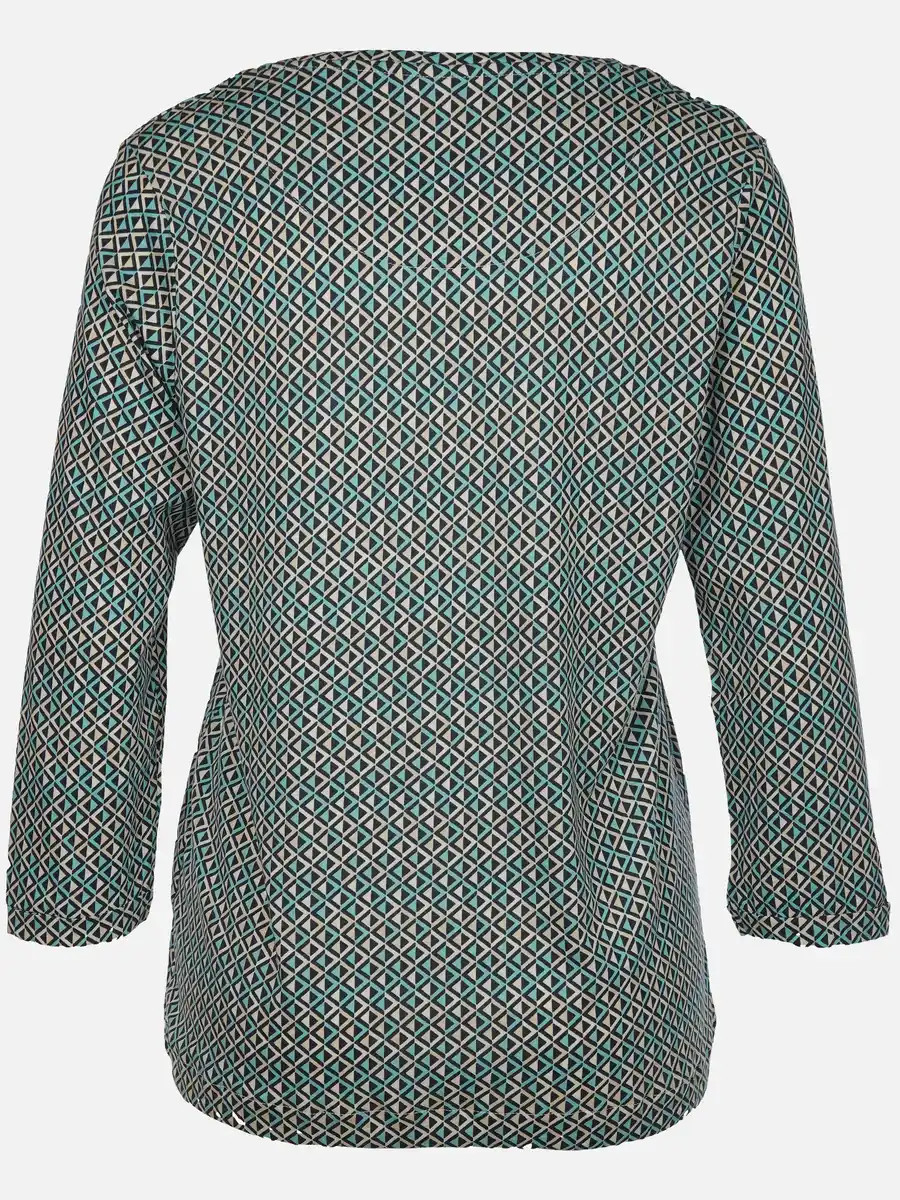 Bild 2 von Damen Shirt mit Alloverprint Blau