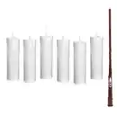 Bild 1 von Schwebende LED-Stumpenkerze 6tlg.