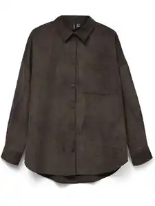 Vero Moda VMSANNE COURDEROY LS Cordhemd Braun