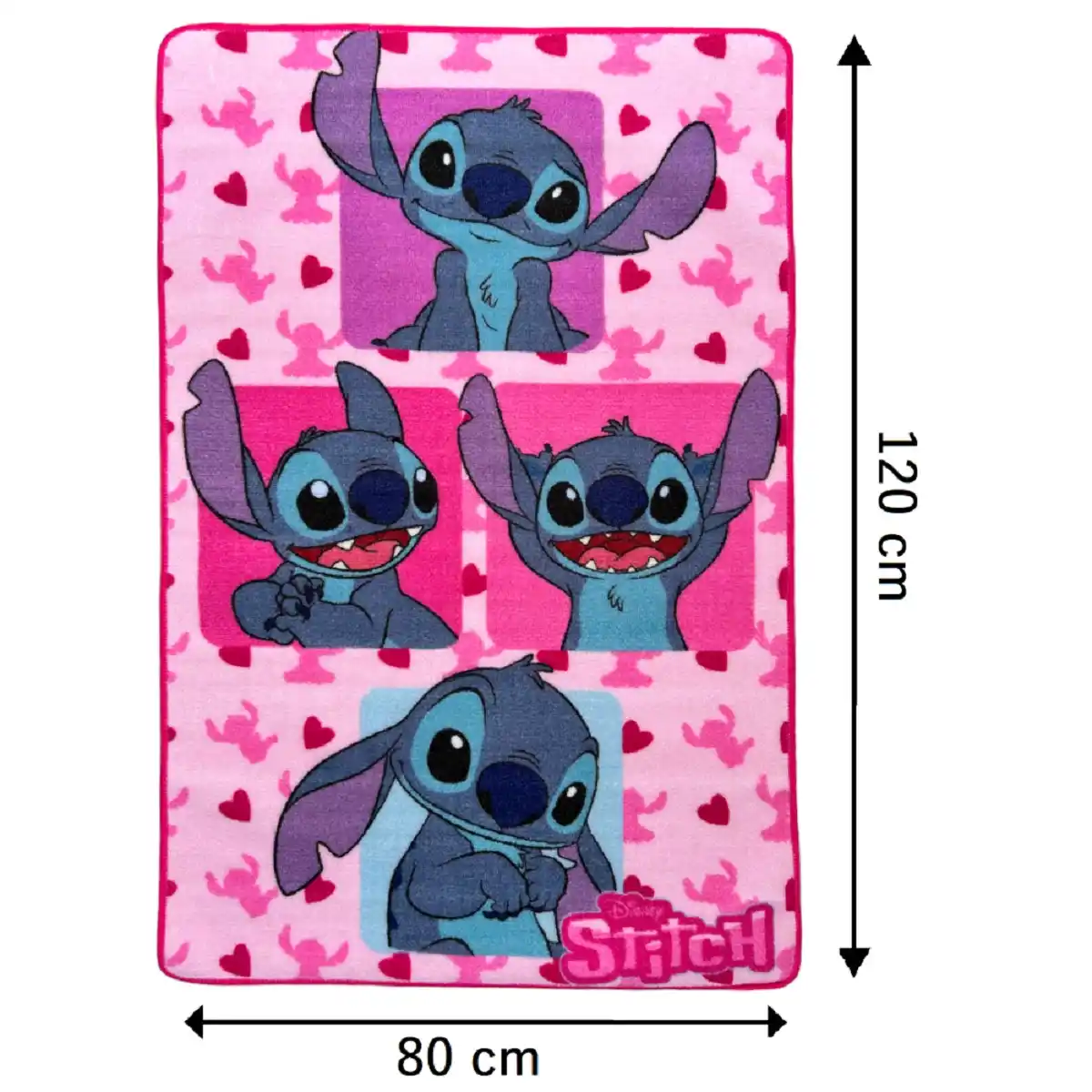 Bild 2 von Lilo & Stitch Kinderteppich 120x80 cm – weich & dekorativ
