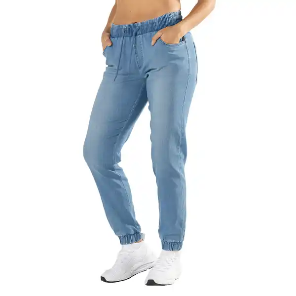 Bild 2 von Sweat Denim Jogg-Jeans für Damen