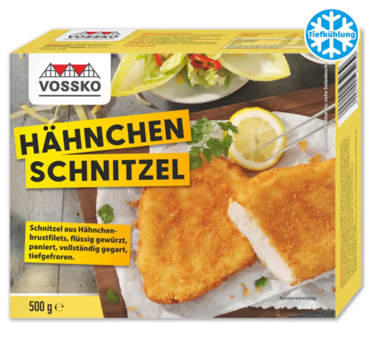 Bild 1 von VOSSKO Hähnchen Schnitzel*