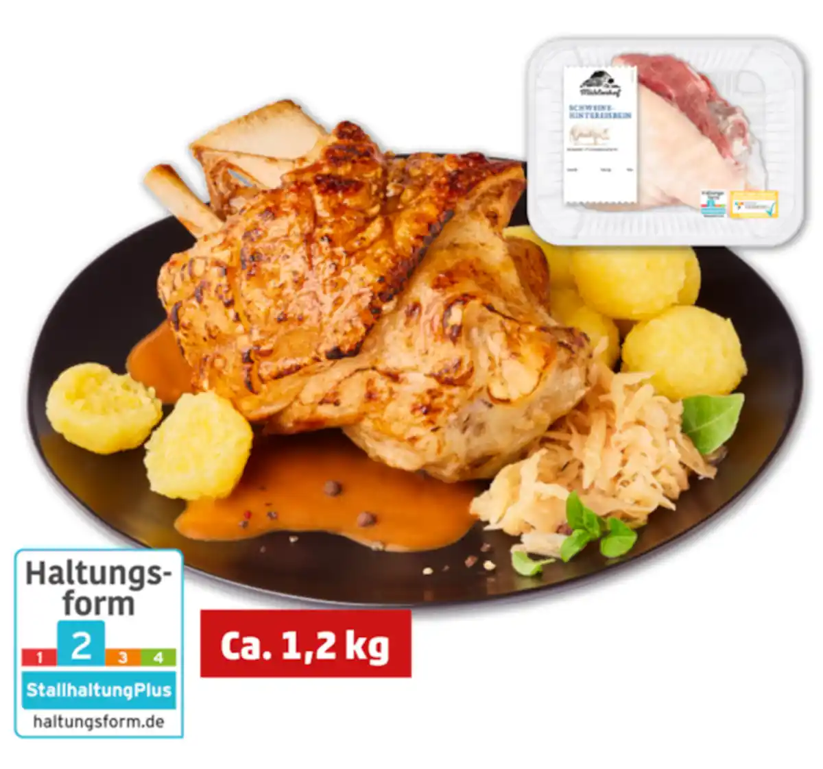 Bild 1 von MÜHLENHOF Frisches Schweine-Hintereisbein*