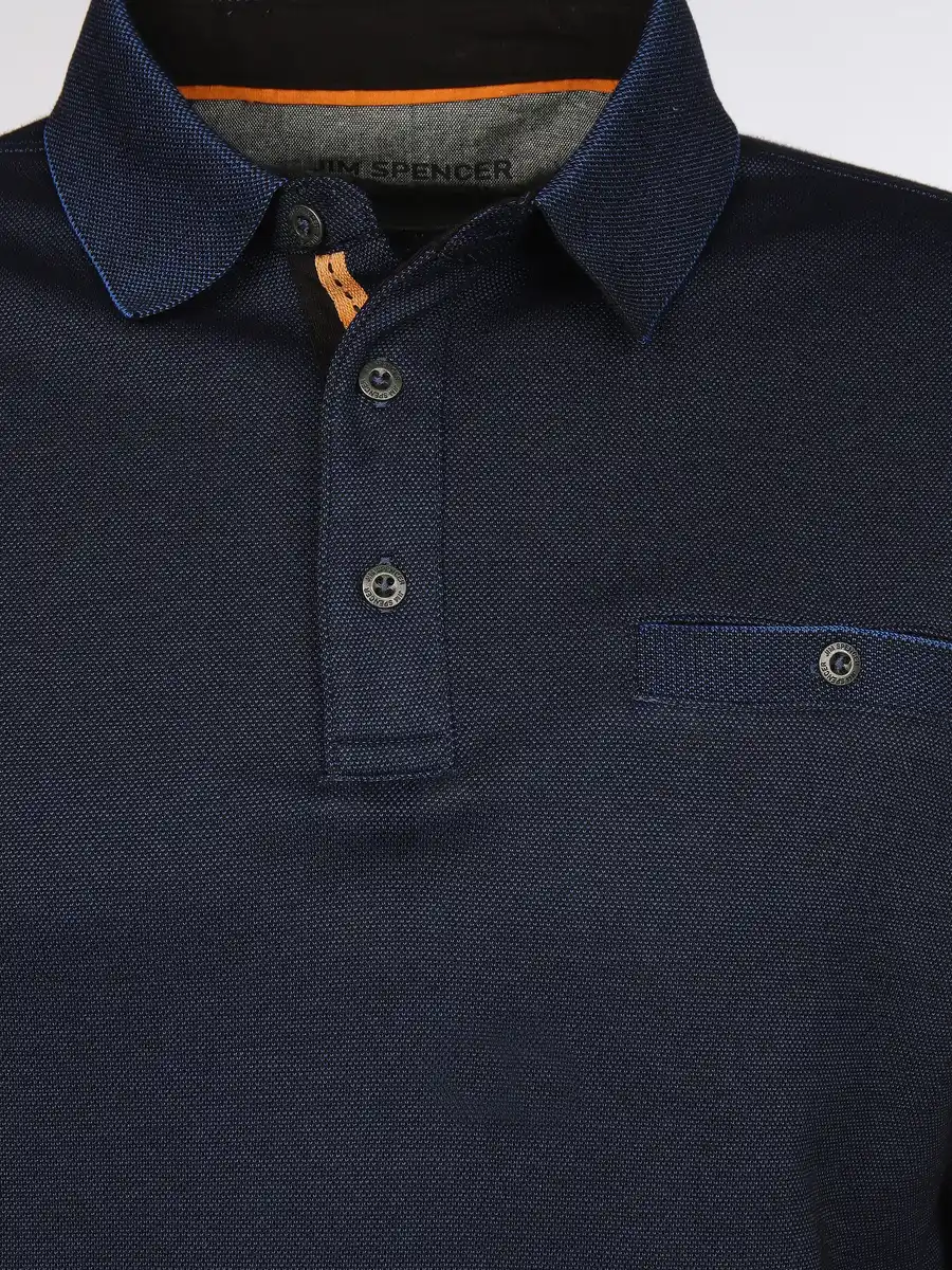 Bild 3 von Herren Poloshirt mit Brusttasche Blau