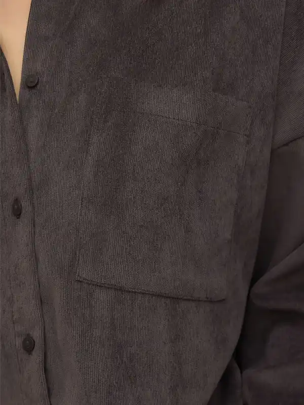 Bild 3 von Vero Moda VMSANNE COURDEROY LS Cordhemd Braun