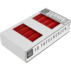 Tafelkerzen 10er-Set Brenndauer ca. 6