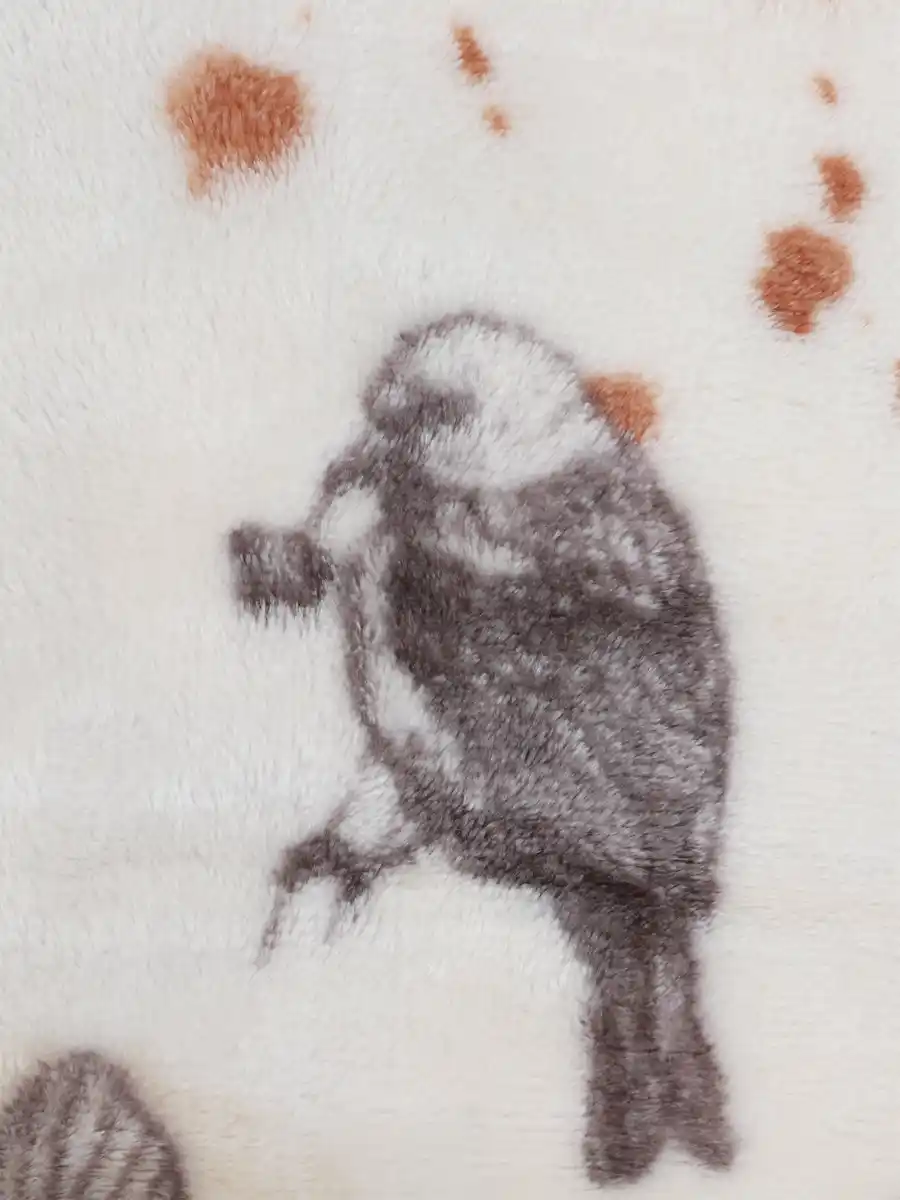 Bild 3 von Wohndecke mit schönem Motiv, 160x200cm Weiß