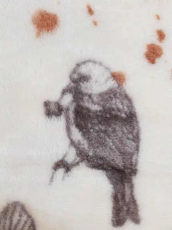 Bild 3 von Wohndecke mit schönem Motiv, 160x200cm Weiß