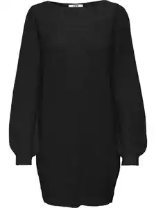 Damen Strickkleid Schwarz