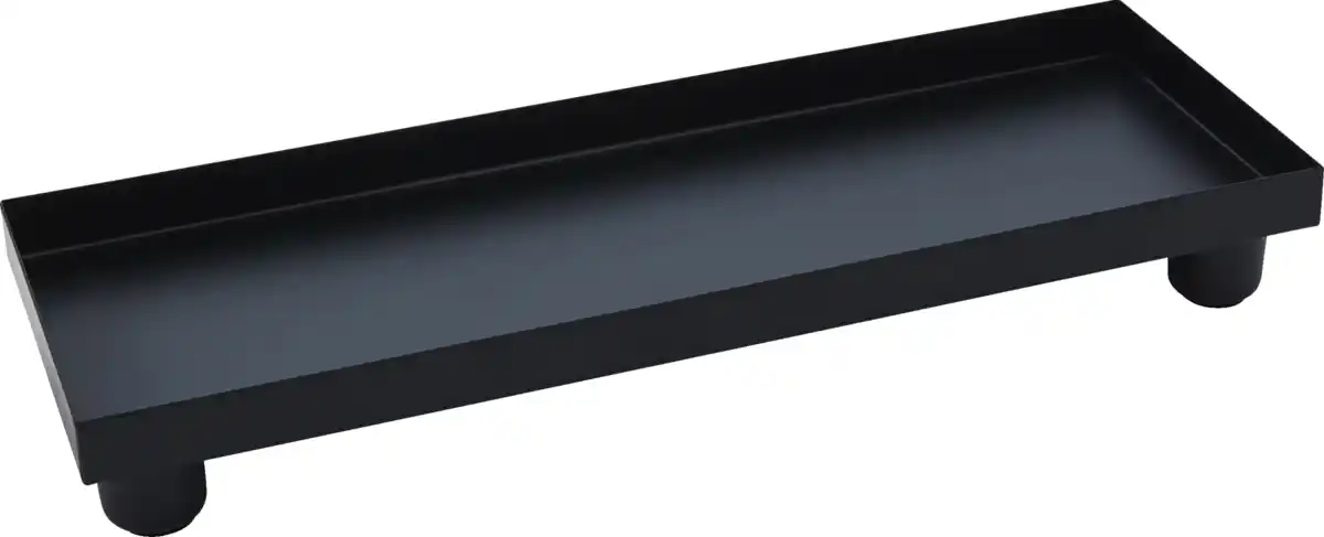 Bild 1 von IDEENWELT Kerzentablett metall mit Fuß eckig schwa