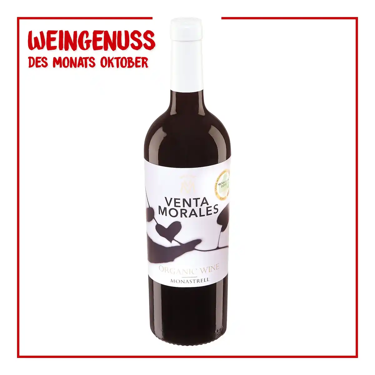 Bild 1 von Bio Venta Morales Monastrell Organic 14,5 % vol 0,75 Liter - Inhalt: 6 Flaschen